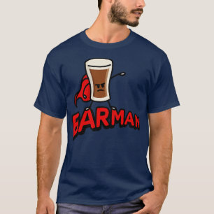 Camiseta Barman barman Irish stout cerveja