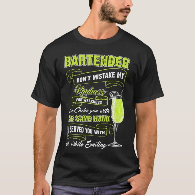 Camiseta Barman - Barman Não Misture Minha Bondade (Frente)