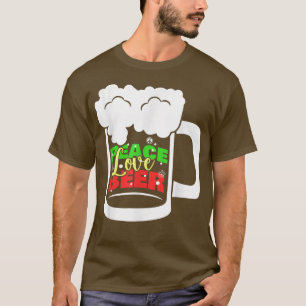 Camiseta Barman Brewer Drinkers Bebida Alugueira Paz Ama Um