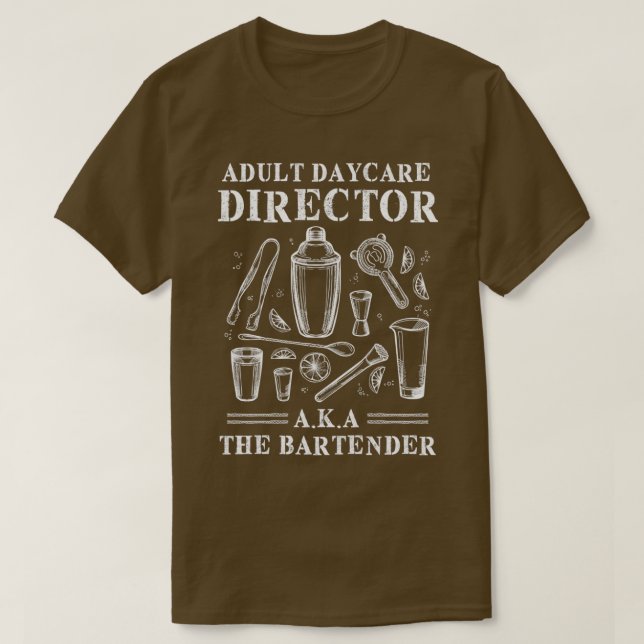 Camiseta Barman Cotação engraçada (Frente do Design)