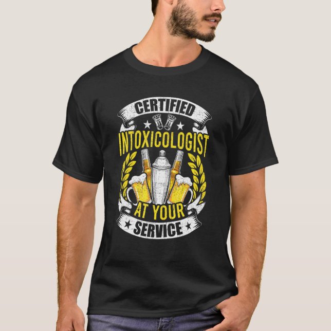 Camiseta Barman de Barman toxicologista (Frente)
