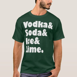 Camiseta Barman do Cocktail Lover para Cocktails Vodka
