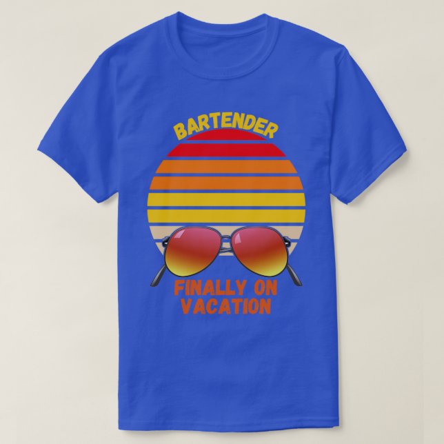 Camiseta Barman Em Férias (Frente do Design)