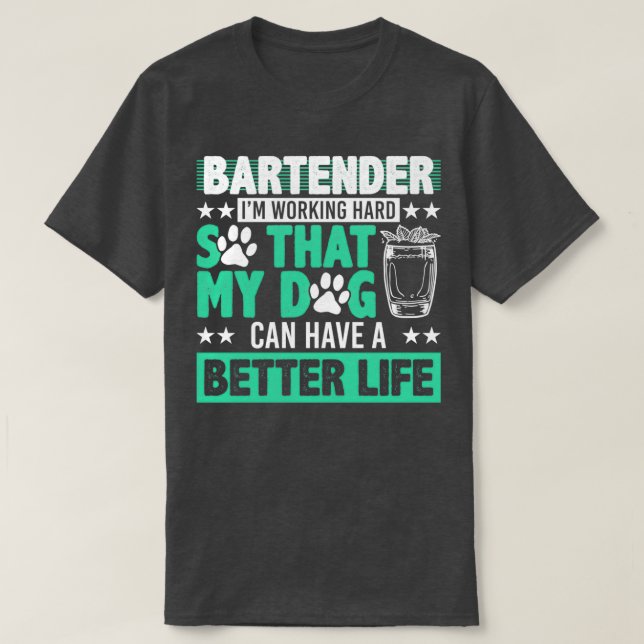 Camiseta Barman Funny 7 (Frente do Design)