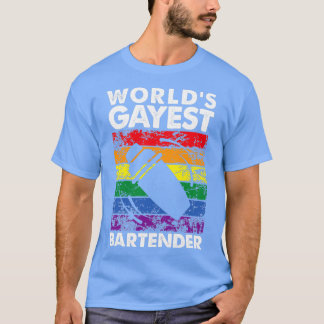 Camiseta Barman Mais Gayest do Worldx27s