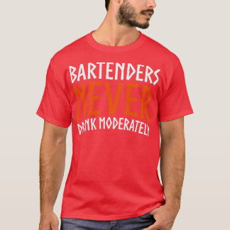 Camiseta Barman Nunca Bebe Moderadamente
