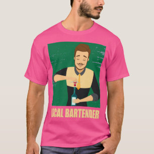 Camiseta Barman Party Cocktail Shaker Pun 1