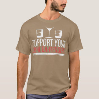 Camiseta Barman Party Cocktail Shaker Pun 5