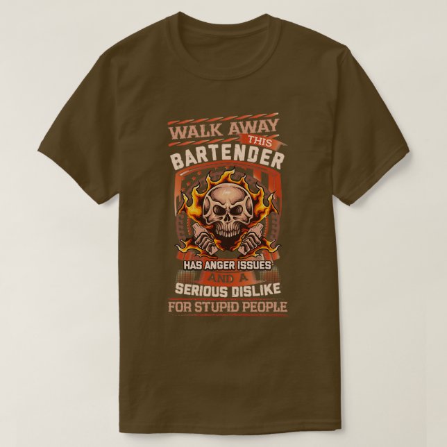 Camiseta Barman Sarcástico (Frente do Design)