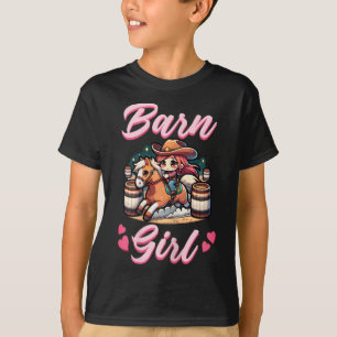 Camiseta Barn Girl I Equestrian Pony Horse Fan