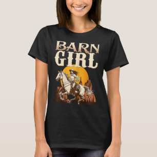 Camiseta Barn Girl I Equestrian Pony Horse Fan