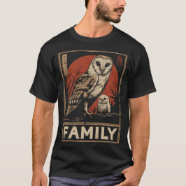 Camiseta Barn Owl - Momento Sábio e Gentil da Família