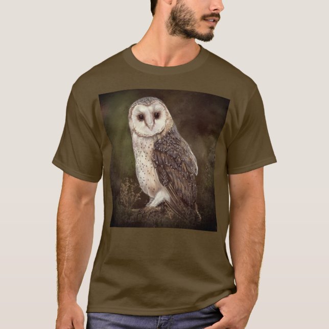 Camiseta Barn Owl T-Shirt (Frente)