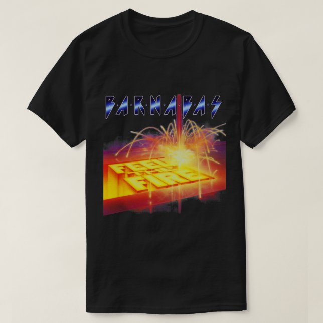 Camiseta Barnabas - Feel the Fire Essential T-Shirt (Frente do Design)