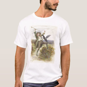 Camiseta Barnaby Rudge e o aperto do corvo