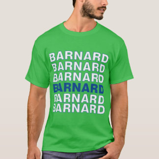 Camiseta Barnard College NYChank You Font Design boy