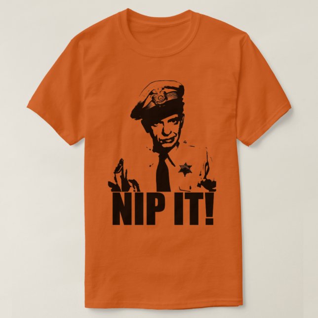 Camiseta Barney Fife Nip It (Frente do Design)