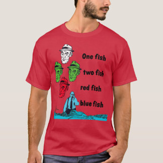Camiseta Barney Miller Um Peixe Dois Peixes Vermelhos