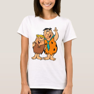 Camiseta Barney Rubble e Fred Flintstone