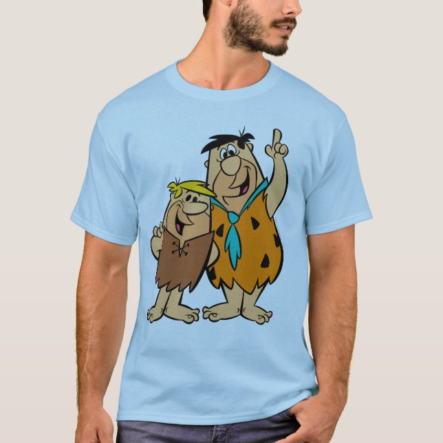 Camiseta Barney Rubble e Fred Flintstone (Frente)