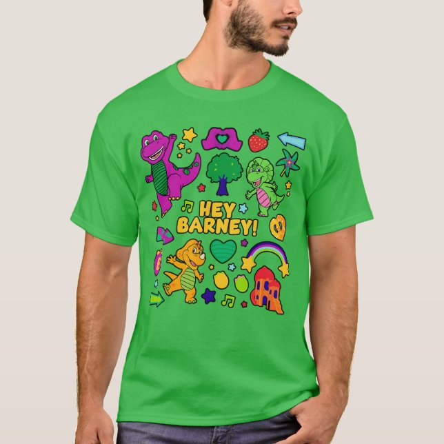 Camiseta Barneys World Hey Barney girl (Frente)