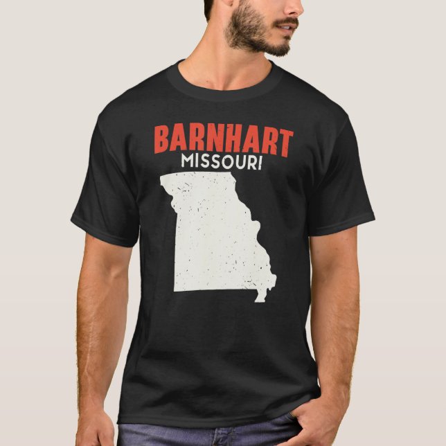 Camiseta Barnhart Missouri EUA State America Viagem Missour (Frente)