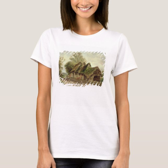 Camiseta Barns em Flatford (óleo na canvas) (Frente)