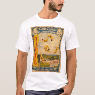 Camiseta Barnum & circo de Bailey - cerca de 1900