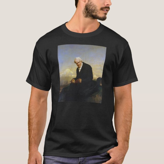 Camiseta Baron Alexander von Humboldt por Julius Schrader (Frente)
