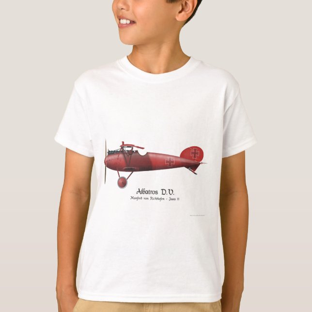 Camiseta Baron vermelho aka Manfred von Richthofen e seu (Frente)