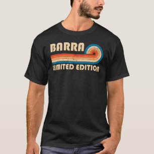 Camiseta BARRA Apelido Retro Vintage 80 anos 90 Aniversário