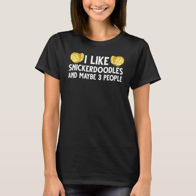 Camiseta Barra Vegana de Massa de Biscoito Snickerdoodle (Frente)