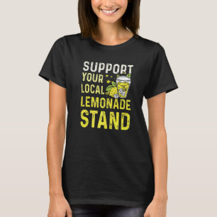 Camiseta Barraca de Limonada Com Apoie Sua Barraca de Limon