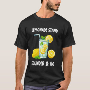Camiseta Barraca de Limonada para Crianças Empreendedoras