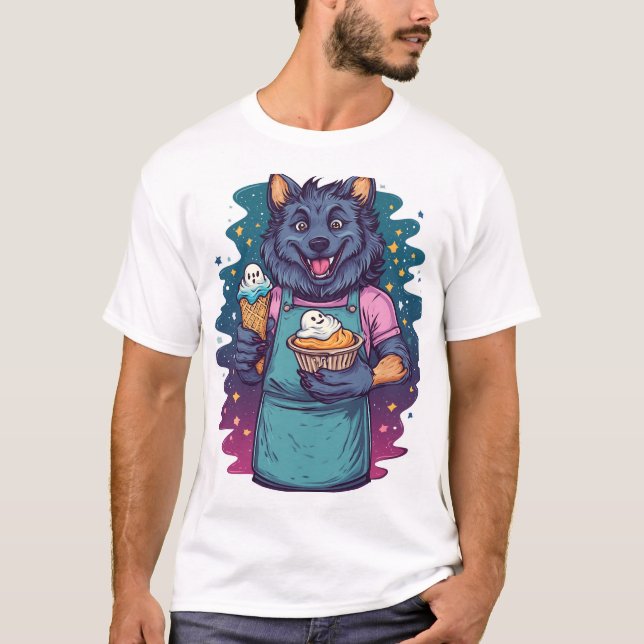 Camiseta Barraca de Sorvete do Lobisomem (Frente)