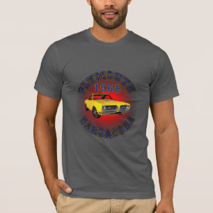 Camiseta Barracuda 1968 de Plymouth dos homens