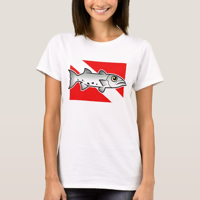 Camiseta Barracuda Dive Flag (Frente)