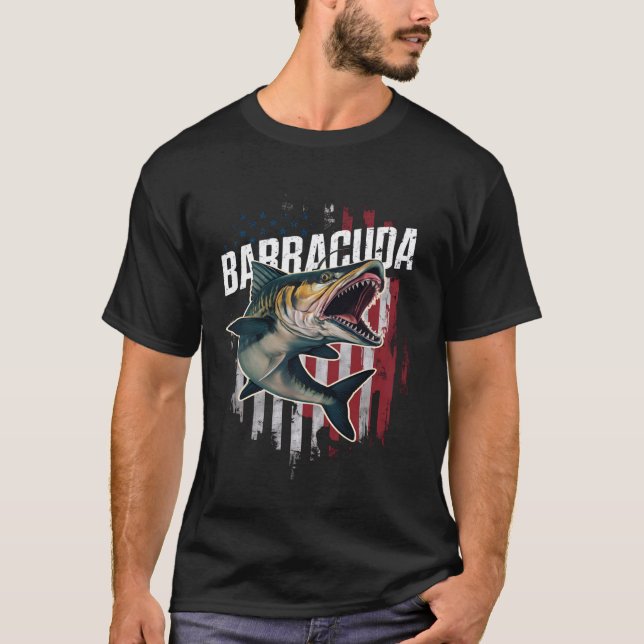 Camiseta Barracuda EUA Flag (Frente)