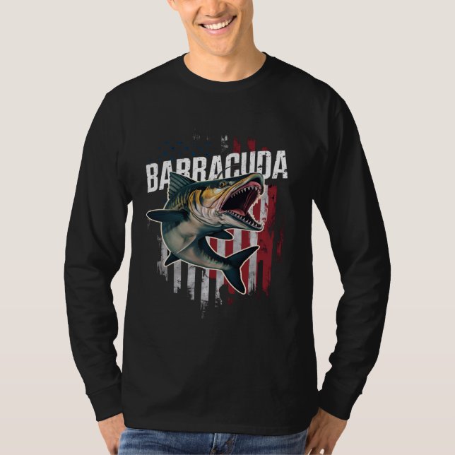 Camiseta Barracuda EUA Flag (Frente)