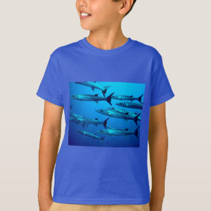 Camiseta barracuda mergulho mar profundo água oceano tropic