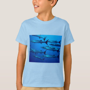 Camiseta barracuda mergulho mar profundo água oceano tropic