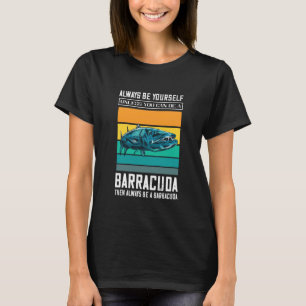 Camiseta Barracuda Retro Sempre Seja Você Mesmo Peixe Barra