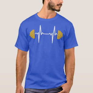 Camiseta Barragem de Barragem de Cartaz Barbell 1