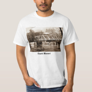 Camiseta Barragem no Rio Finley Sépia