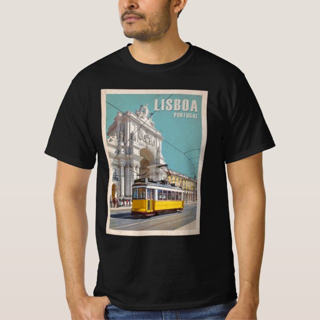 Camiseta Barramento Amarelo, Arca da Rua Augusta. Lisboa, P (Frente)