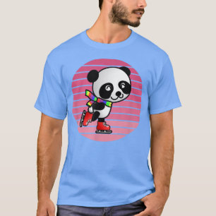 Camiseta Barramento De Panda Com Gelo Engraçado Pousando Re