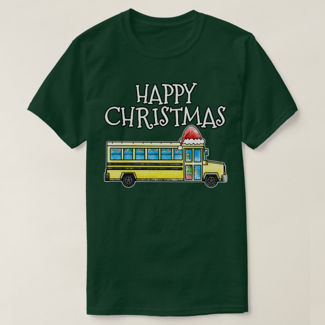 Camiseta Barramento Escolar Natal Xmas 2022 1 (Frente do Design)