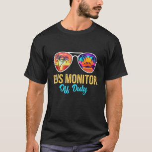 Camiseta Barramento Monitor Off Duty Sunvidles Palm Tree No