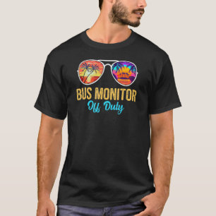 Camiseta Barramento Monitor Off Duty Sunvidles Palm Tree No