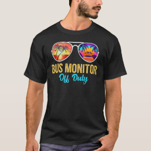 Camiseta Barramento Monitor Off Duty Sunvidles Palm Tree No